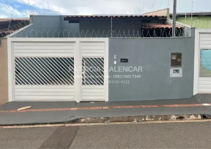 Casa com 2 Quartos para alugar, 54m² no Monte Castelo, Campo Grande