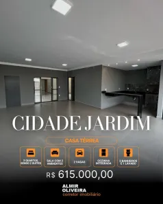 Casa com 3 Quartos à venda, 187m² no Cidade Jardim, Sertãozinho