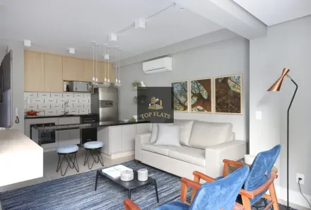 Flat com 1 Quarto para alugar, 54m² no Jardim Paulista, São Paulo