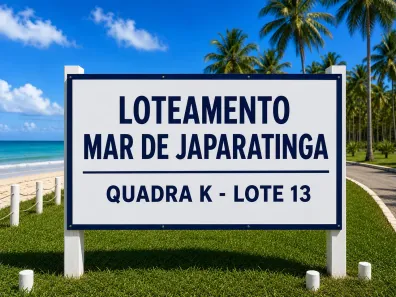 Lote/Terreno à venda, 300m² no , Japaratinga