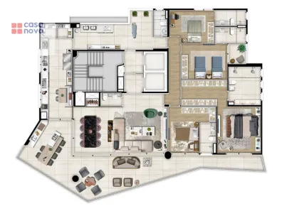 Apartamento com 4 Quartos à venda, 266m² no Santana, São Paulo