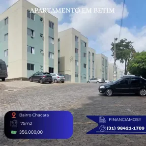 Apartamento com 3 Quartos à venda, 75m² no Chácara, Betim