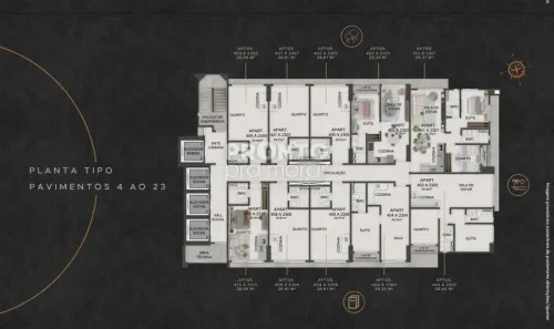 Flat com 1 Quarto à venda, 39m² no Boa Viagem, Recife