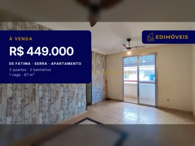 Apartamento com 3 Quartos à venda, 67m² no de Fátima, Serra