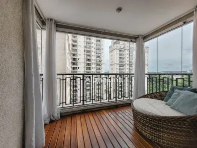Apartamento com 1 Quarto para alugar, 50m² no Sítio Tamboré Alphaville, Barueri