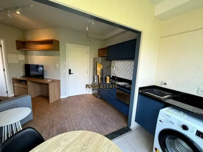 Flat com 1 Quarto para alugar, 35m² no Pinheiros, São Paulo