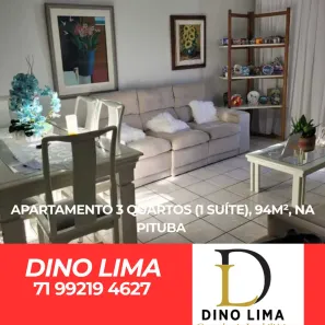 Apartamento com 3 Quartos à venda, 94m² no Pituba, Salvador