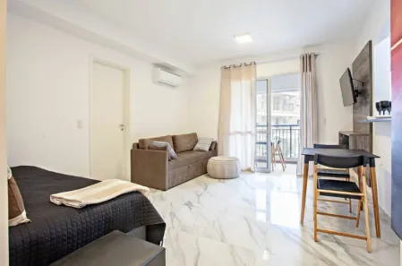 Flat com 1 Quarto para alugar, 70m² no Jardim Leonor, São Paulo