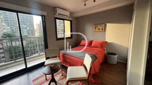 Apartamento com 1 Quarto para venda ou aluguel, 35m² no Indianópolis, São Paulo