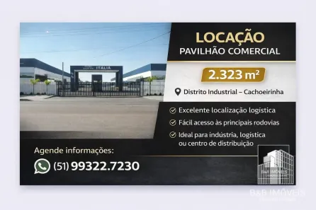 Galpão/Depósito/Armazém para alugar, 2323m² no Distrito Industrial, Cachoeirinha