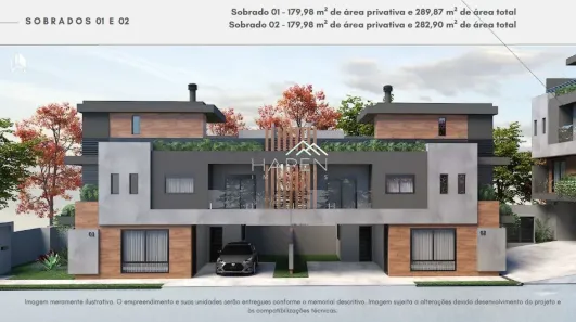 Sobrado com 3 Quartos à venda, 180m² no Centro Cívico, Curitiba