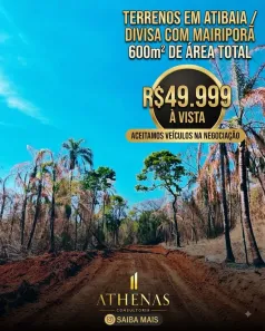 Lote/Terreno à venda, 600m² no Centro, Mairiporã