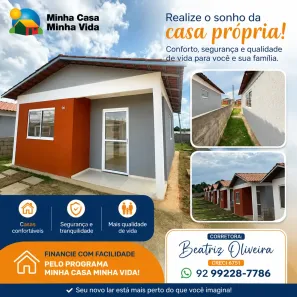 Casa de Condomínio com 2 Quartos à venda, 46m² no , Iranduba