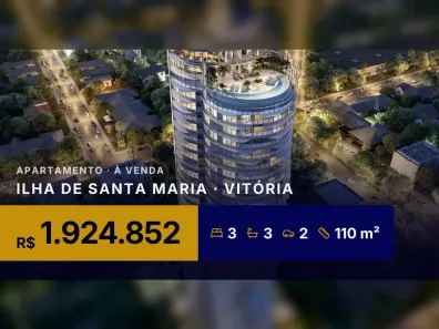 Apartamento com 3 Quartos à venda, 110m² no Ilha de Santa Maria, Vitória