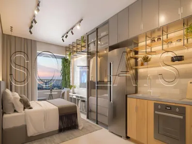 Apartamento com 1 Quarto à venda, 23m² no Cidade Monções, São Paulo