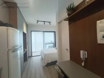Apartamento com 1 Quarto para alugar, 24m² no Santo Amaro, São Paulo