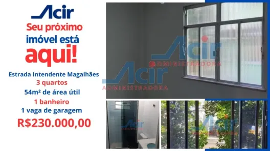 Apartamento com 3 Quartos à venda, 53m² no Madureira, Rio de Janeiro