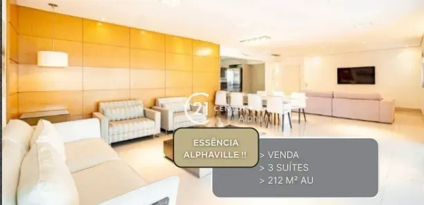 Apartamento com 3 Quartos à venda, 212m² no Alphaville Centro Industrial e Empresarial/Alphaville., Barueri