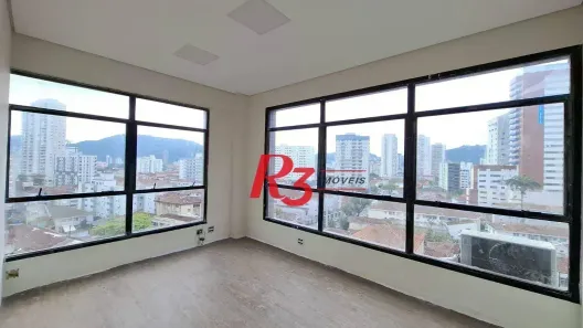 Sala Comercial à venda, 85m² no Vila Mathias, Santos