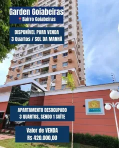 Apartamento com 3 Quartos à venda, 70m² no Goiabeira, Cuiabá