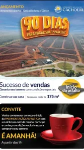 Lote/Terreno à venda, 175m² no Jardim Vila Rica, Santa Bárbara D'Oeste