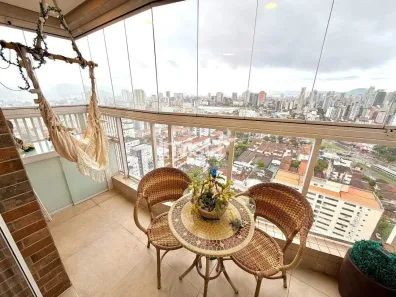 Apartamento com 1 Quarto à venda, 44m² no Campo Grande, Santos