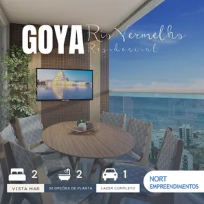 Apartamento com 2 Quartos à venda, 57m² no Rio Vermelho, Salvador