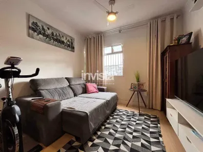 Apartamento com 2 Quartos à venda, 69m² no José Menino, Santos