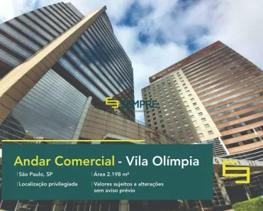 Sala Comercial para alugar, 2198m² no Vila Olímpia, São Paulo