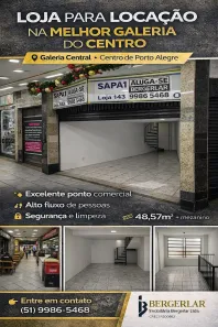 Ponto Comercial para alugar, 48m² no Centro Histórico, Porto Alegre