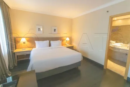 Flat com 1 Quarto para alugar, 29m² no Cidade Monções, São Paulo
