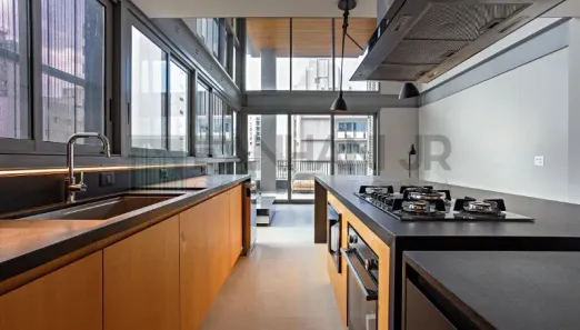 Apartamento com 1 Quarto para alugar, 105m² no Cerqueira César, São Paulo