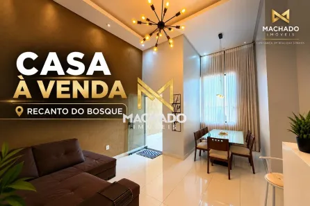 Casa com 2 Quartos à venda, 98m² no Residencial Recanto do Bosque, Goiânia