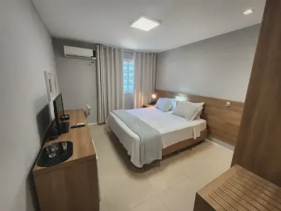 Flat com 1 Quarto para alugar, 15m² no Barra Olímpica, Rio de Janeiro