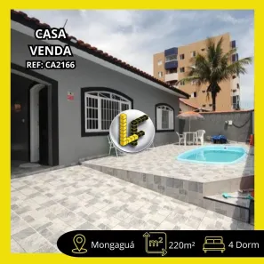 Casa com 4 Quartos à venda, 220m² no Itaoca, Mongaguá