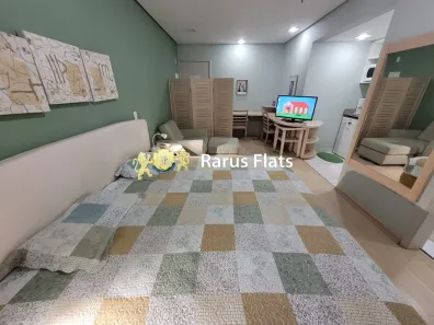 Flat com 1 Quarto para alugar, 32m² no Chácara Santo Antônio (Zona Sul), São Paulo