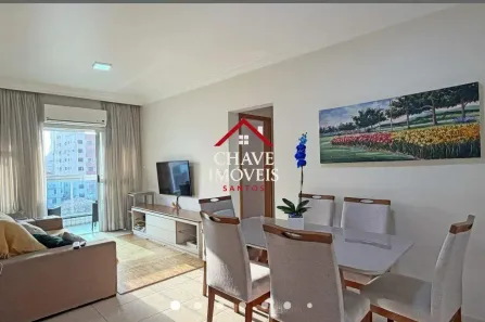 Apartamento com 2 Quartos para alugar, 92m² no Embaré, Santos