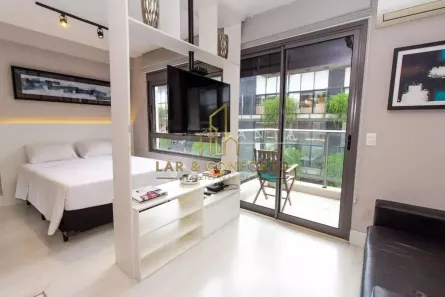 Apartamento com 1 Quarto para alugar, 34m² no Vila Madalena, São Paulo