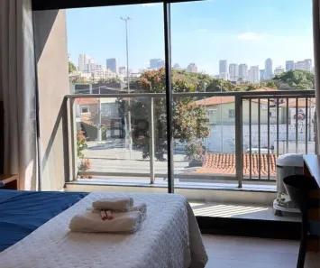 Apartamento com 1 Quarto para venda ou aluguel, 26m² no Brooklin Paulista, São Paulo