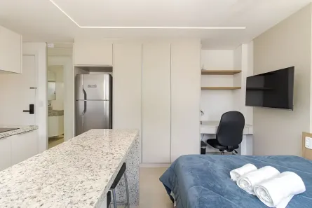 Apartamento com 1 Quarto à venda, 21m² no Prado Velho, Curitiba