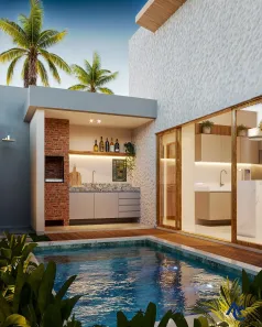 Casa de Condomínio com 3 Quartos à venda, 95m² no , Coruripe