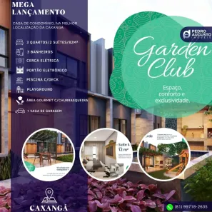 Casa de Condomínio com 3 Quartos à venda, 82m² no Caxangá, Recife