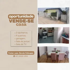 Casa com 4 Quartos à venda, 190m² no Dom Pedro I, Manaus