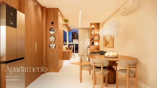 Apartamento com 2 Quartos à venda, 70m² no Praia do Morro, Guarapari