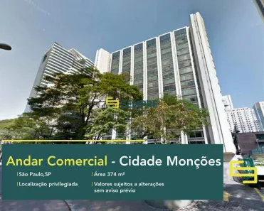 Imóvel Comercial à venda, 375m² no Cidade Monções, São Paulo