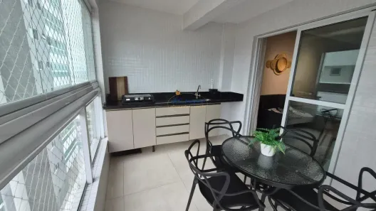 Apartamento com 2 Quartos para alugar, 77m² no Maracanã, Praia Grande