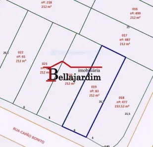 Lote/Terreno à venda, 212m² no Vila Lucinda, Santo André