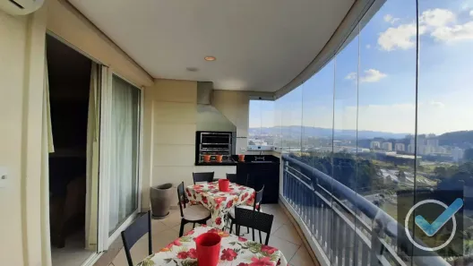 Apartamento com 3 Quartos para alugar, 123m² no Tamboré, Santana de Parnaíba