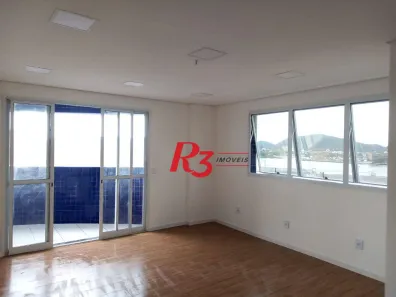 Sala Comercial para alugar, 37m² no Ponta da Praia, Santos