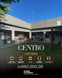 Casa com 3 Quartos à venda, 276m² no Centro, Sertãozinho